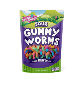 Branded flexible dried pineapple ring packaging